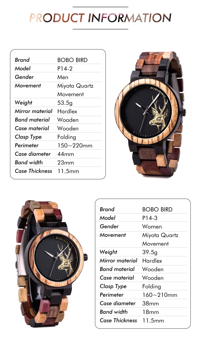 Mens Wooden Watch - Concordia Style Boutique