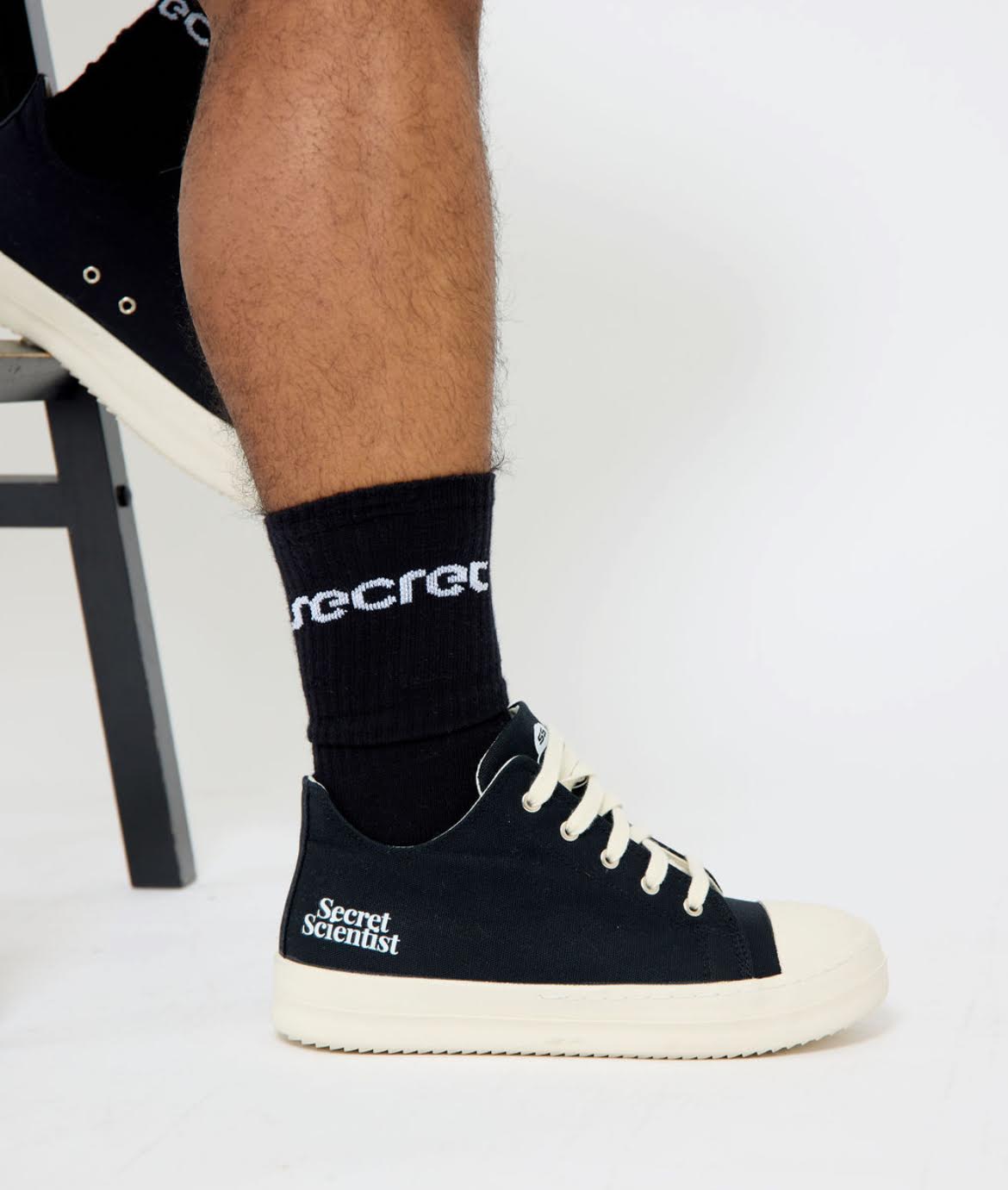 Black Standard Secret Socks - Black