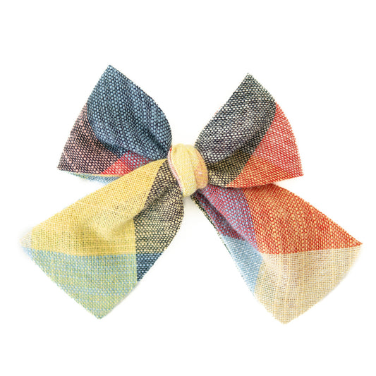 Rubik Cube Petite Hair Bow