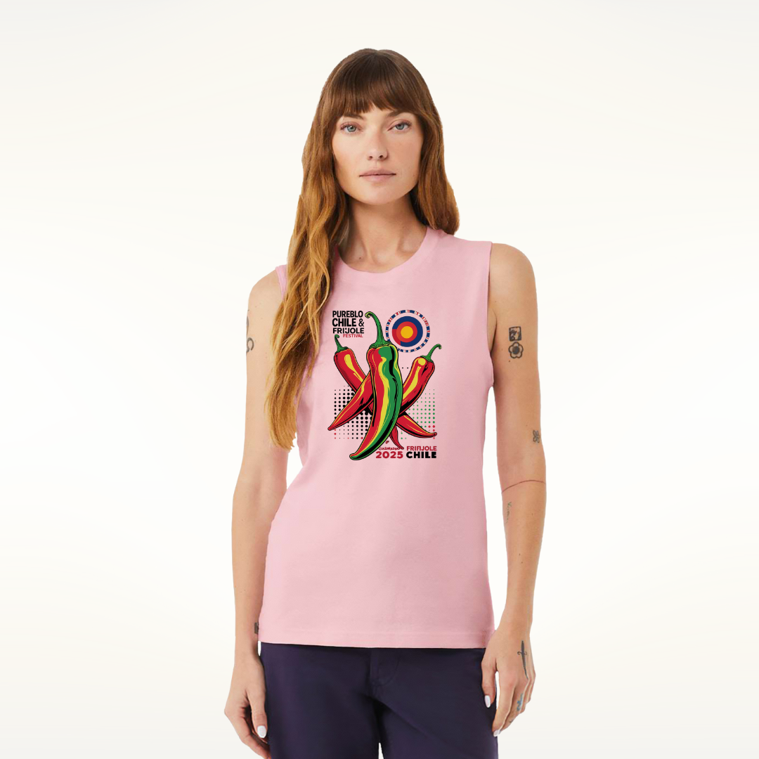 Unofficial Pueblo Chile & Frijoles Festival 2025 Muscle Tank