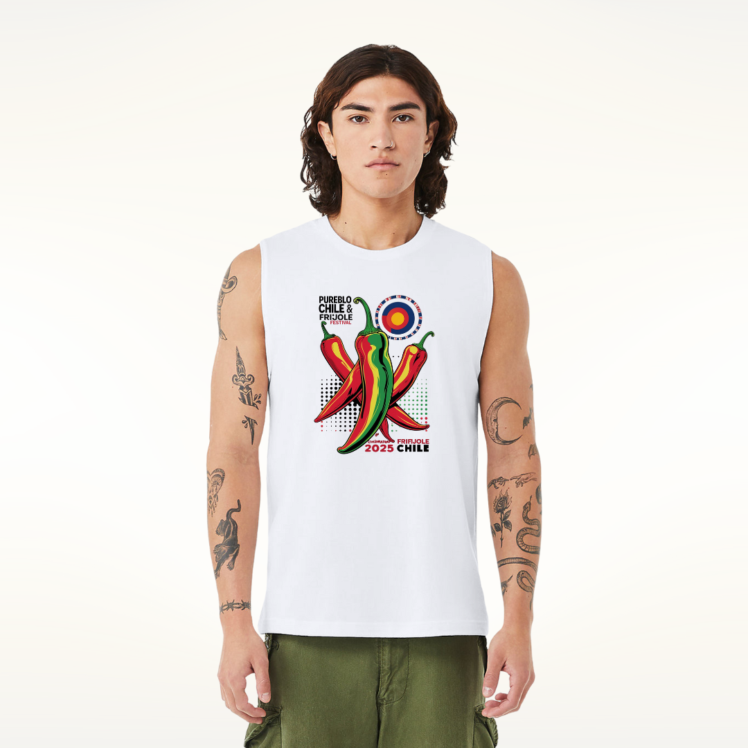 Unofficial Pueblo Chile & Frijoles Festival 2025 Muscle Tank