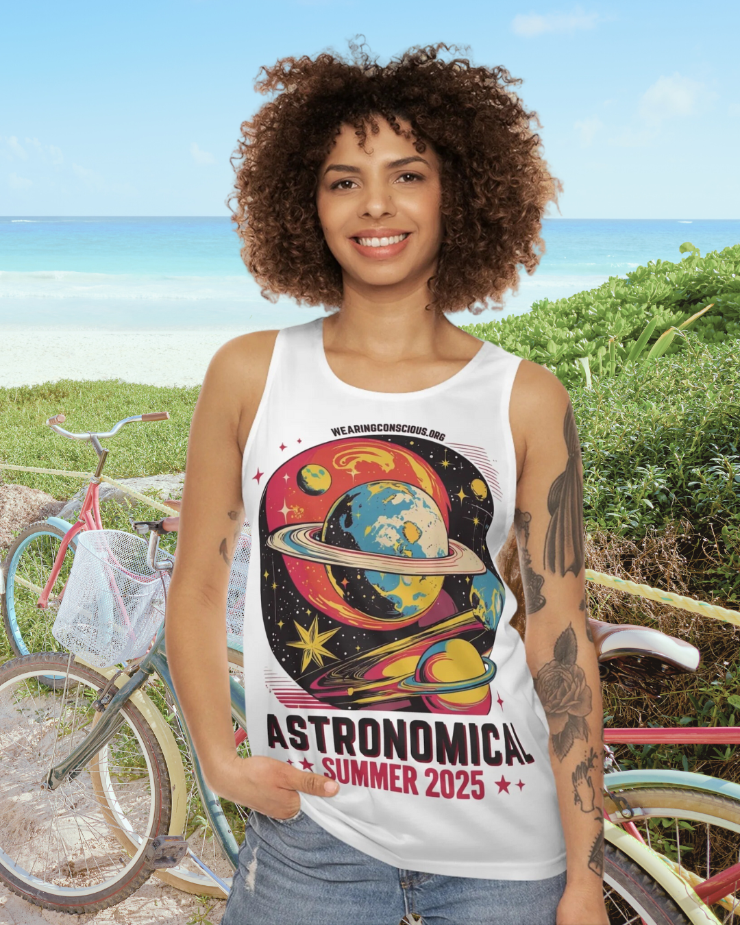 Astronomical Summer Unisex Fit Tank Top