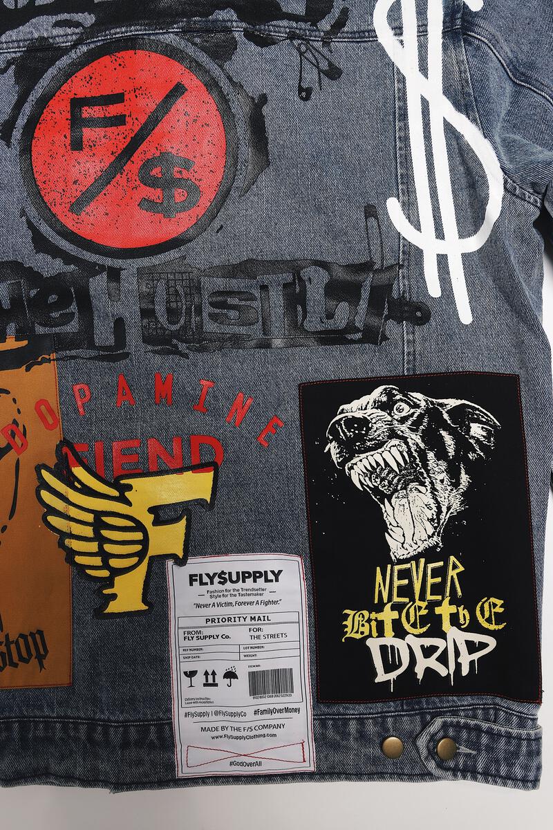 New Rich Denim Jacket (Denim) - Concordia Style Boutique