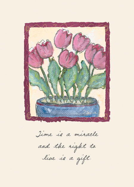 To Live is a Gift - a Flavia Weedn inspirational greeting card 0003-2072