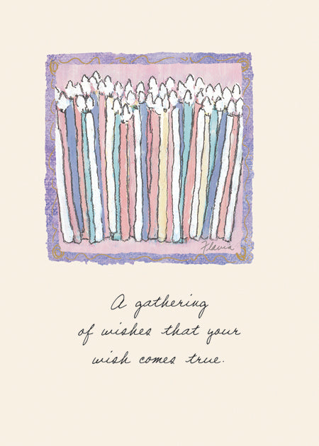 Wishes Come True - a Flavia Weedn inspirational greeting card 0003-2082