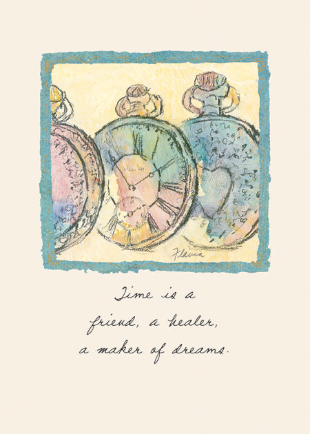 Time - a Flavia Weedn inspirational greeting card 0003-2110