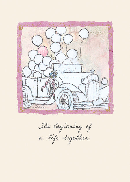 Wedding Car - a Flavia Weedn inspirational greeting card 0003-2133