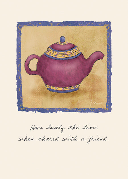 Time Spent with a Friend - a Flavia Weedn inspirational greeting card  0003-2161
