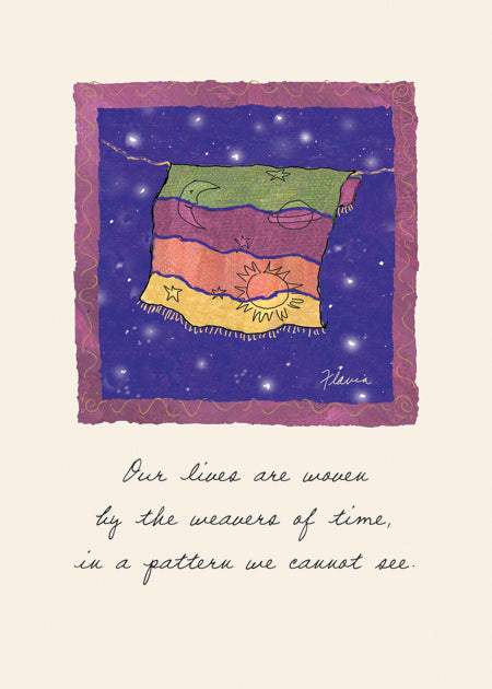 Weavers of Time- a Flavia Weedn inspirational greeting card 0003-2193