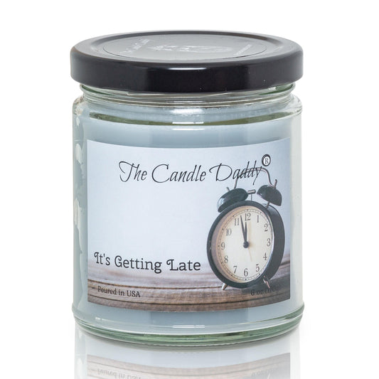 It's Getting Late - Smoky Sunset Scented 6 Ounce Jar Candle- 40 Hour Burn