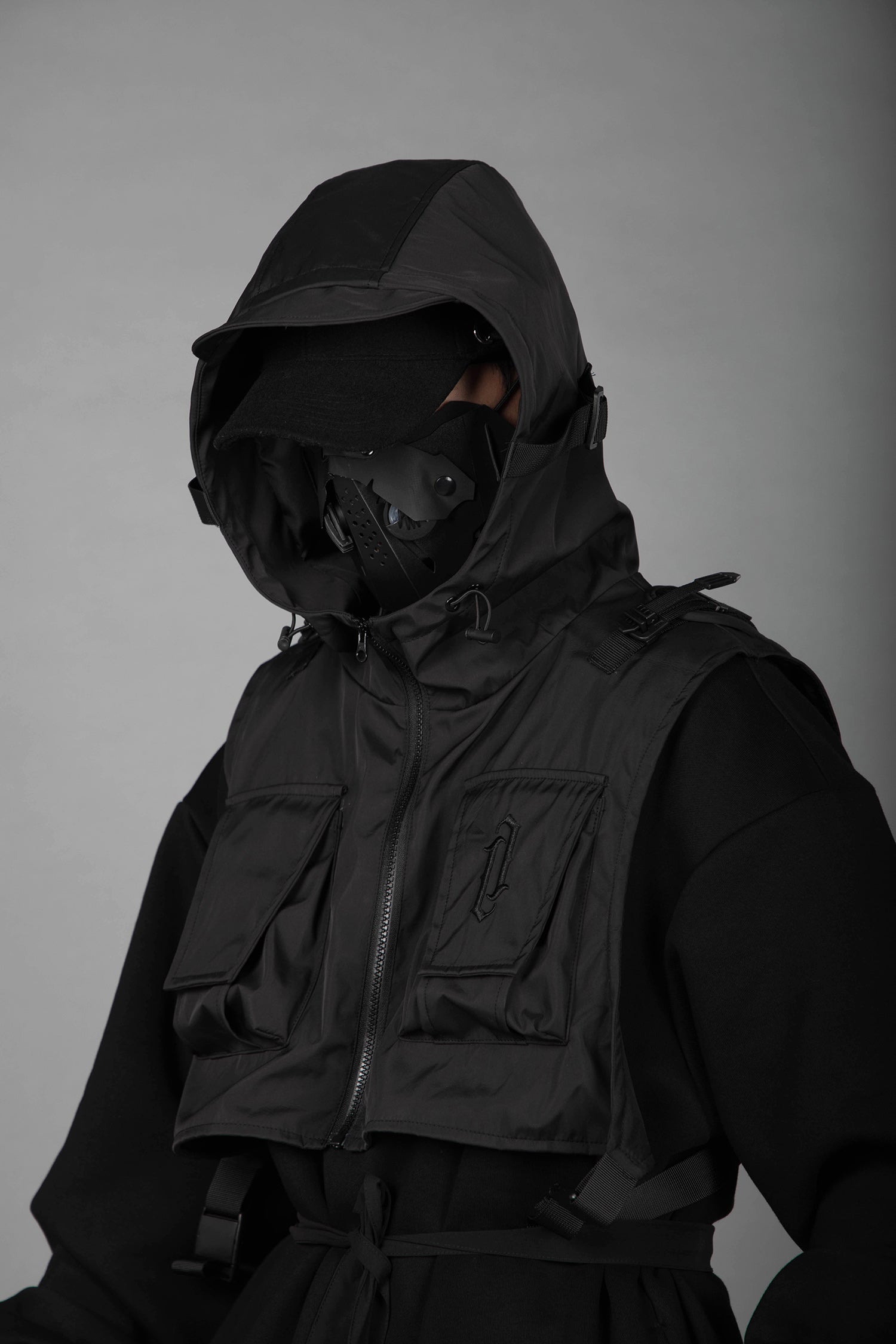 HiH34 Black Tech Guard Hoodie - Concordia Style Boutique