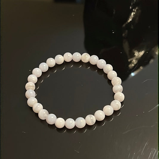 Blue Lace Agate Bracelet - Concordia Style Boutique
