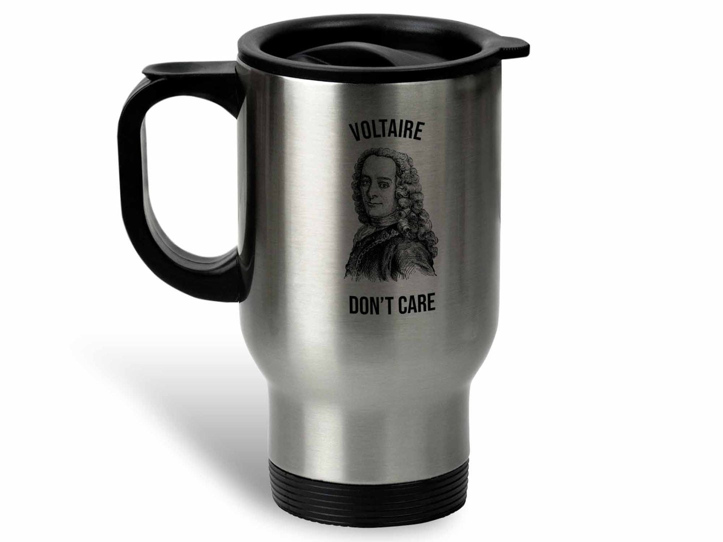 Voltaire Don't Care Coffee Mug