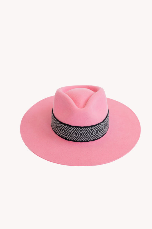 Bubble Gum Pink Western Hat
