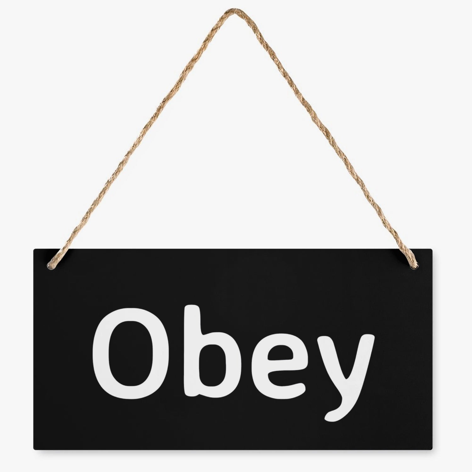 Wooden Door Plate - Obey - Premium door plate from Concordia Style Boutique - Just $15.50! Shop now at Concordia Style Boutique