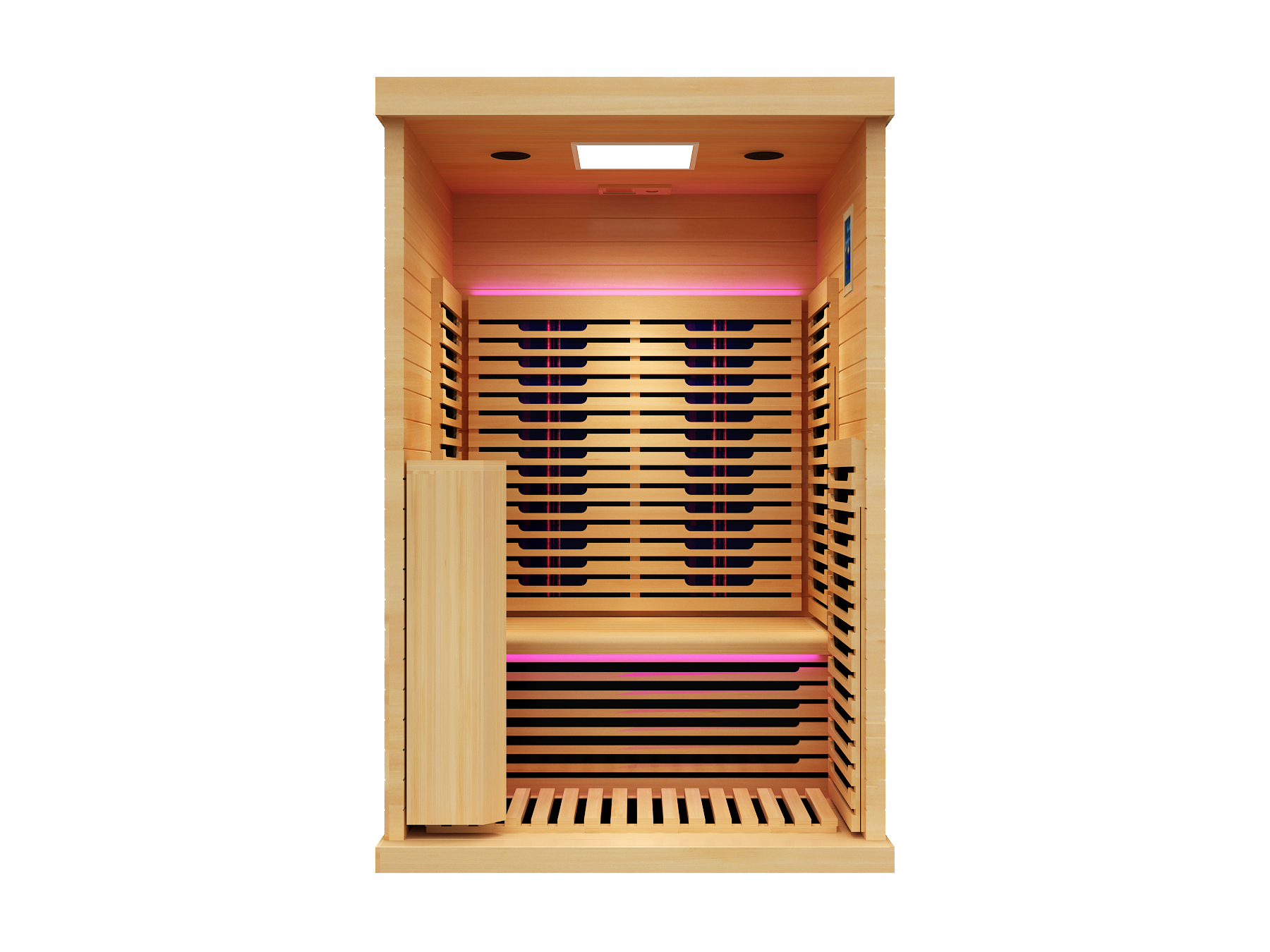 Peak Saunas Everest 2-Person Full Spectrum Infrared Sauna with XL Medical-Grade Red Light Therapy & Smart WiFi App Control - Concordia Style Boutique
