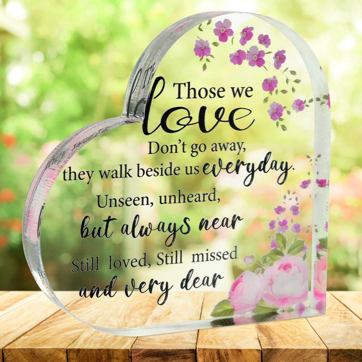 Acrylic Memorial Heart - Those We Love - Concordia Style Boutique