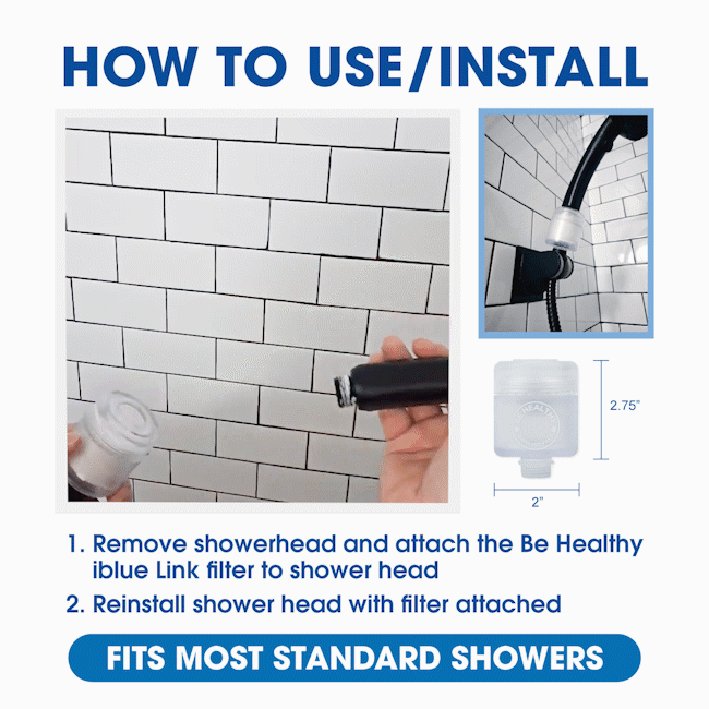 Be Healthy - iBlue Link Portable Pure Water Filter System - Concordia Style Boutique