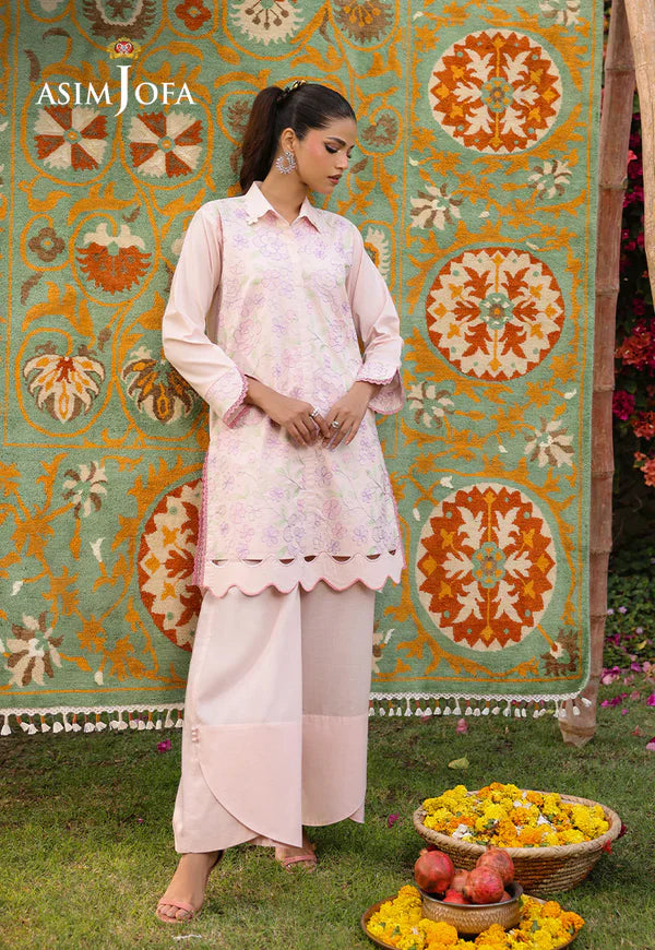 Asim Jofa - AJPB-182 2 Piece Embroidered Cambric