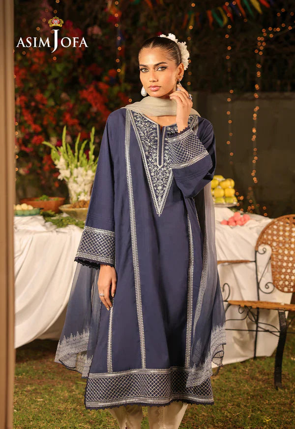 Asim Jofa - AJPB-179 2 Piece Embroidered Jacquard