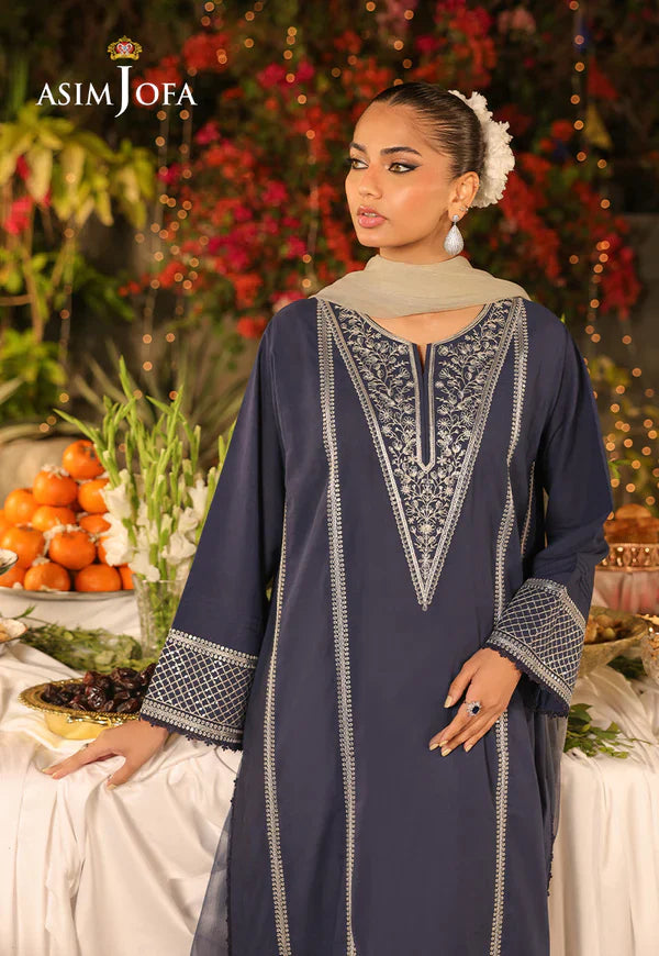 Asim Jofa - AJPB-179 2 Piece Embroidered Jacquard