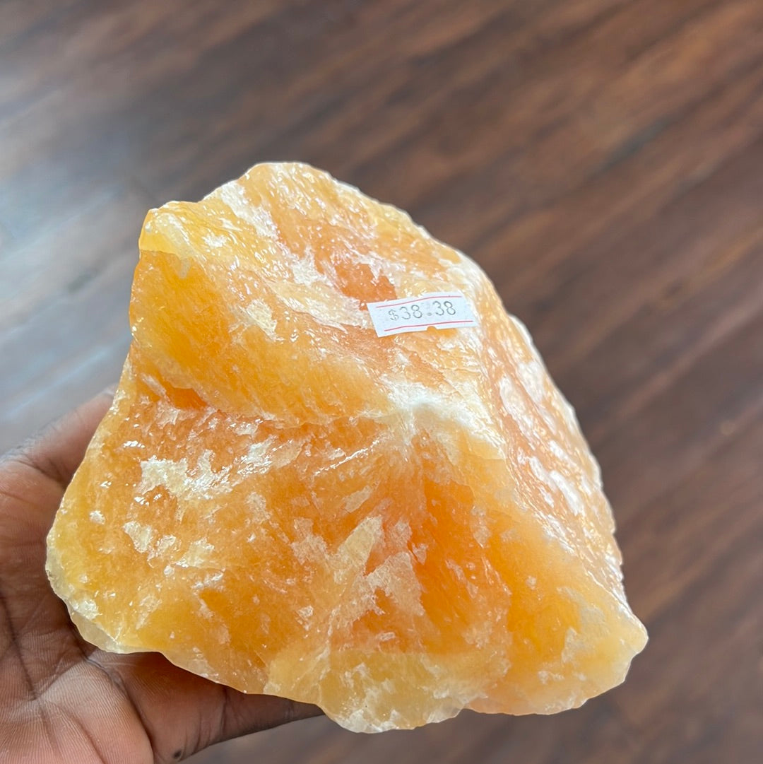 Orange Calcite Chunk - Concordia Style Boutique