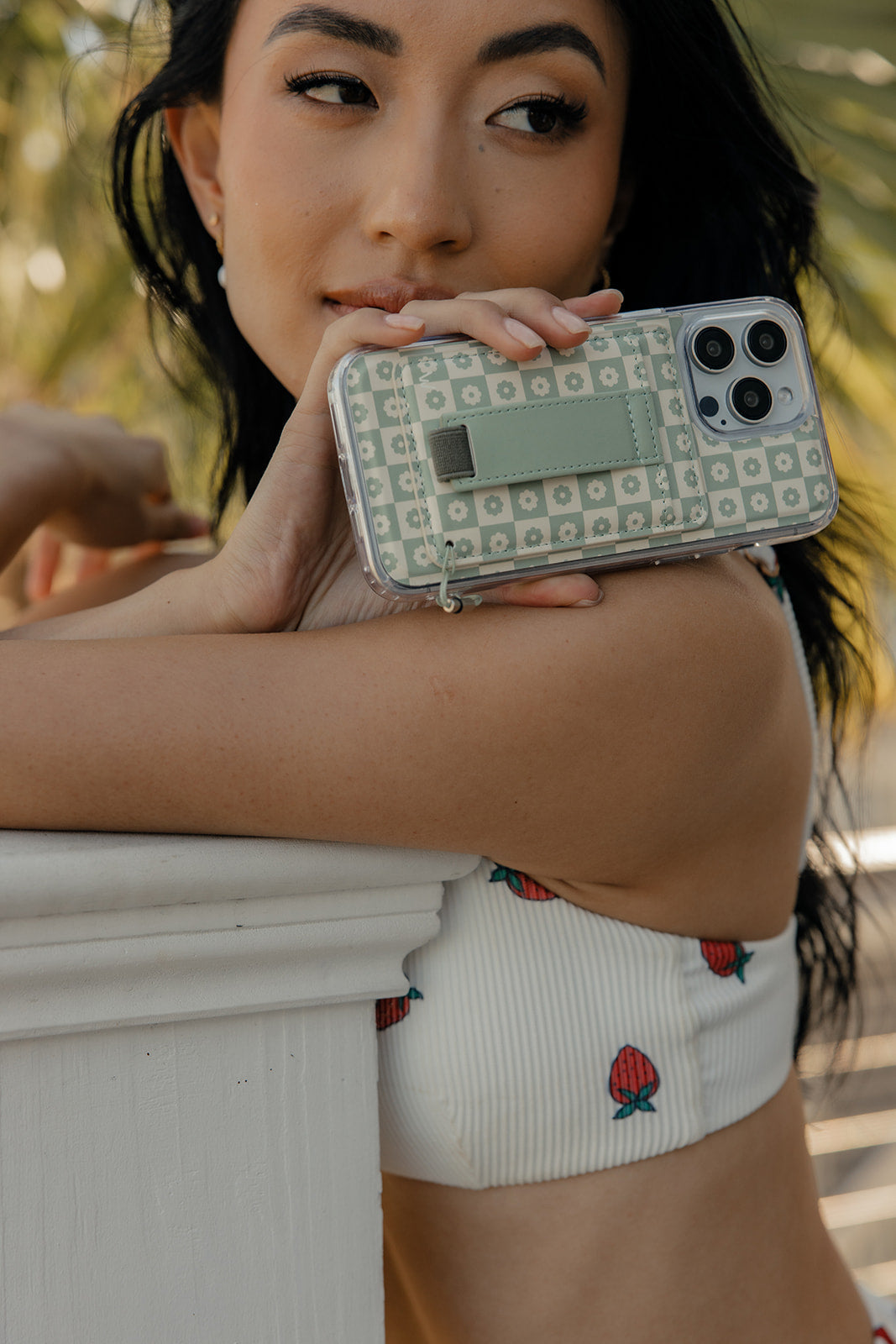 Blooming Check Magnetic Case - Concordia Style Boutique