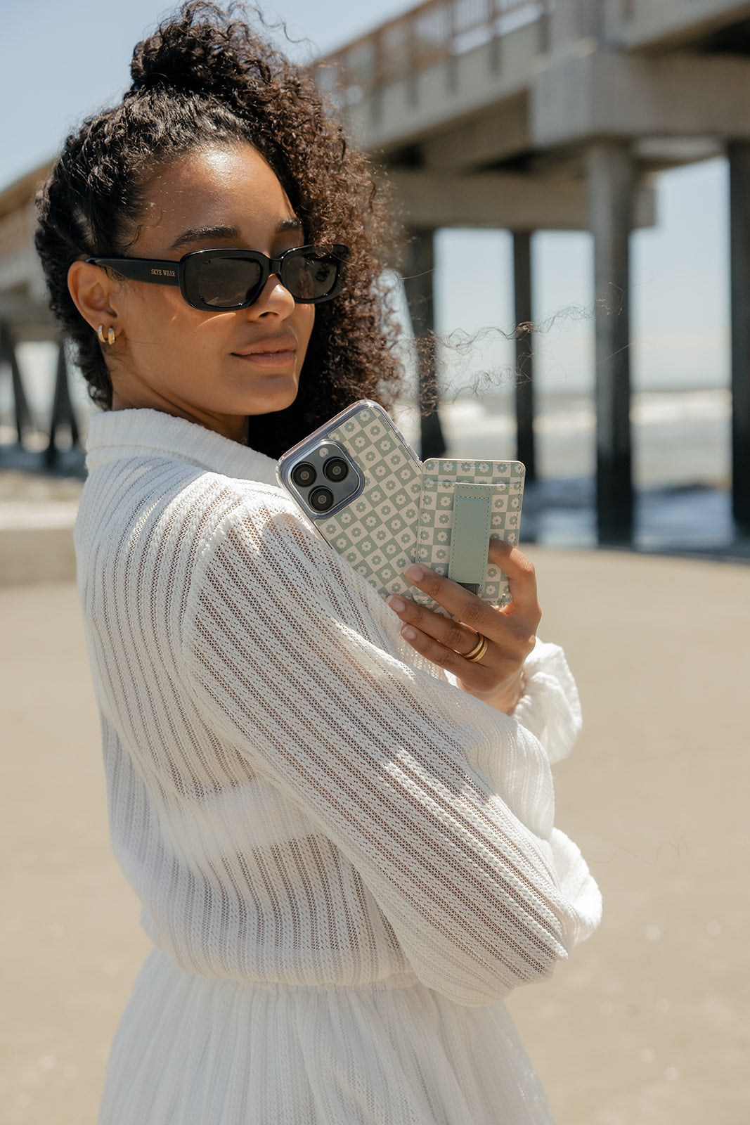 Blooming Check Magnetic Case - Concordia Style Boutique