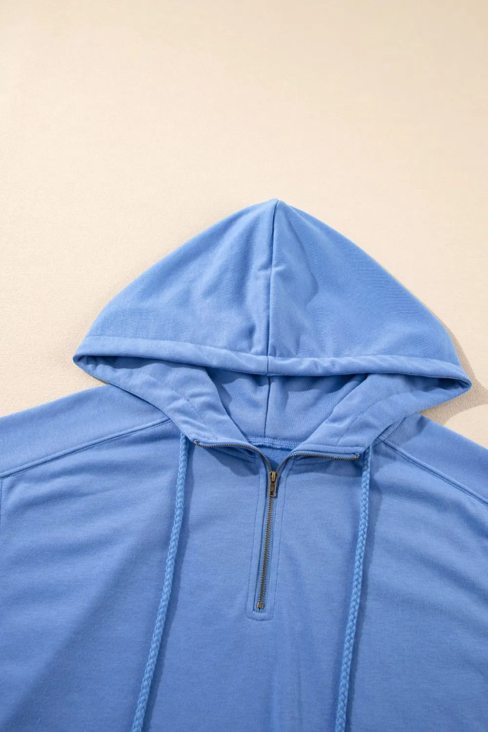 Drawstring Zipped Short Sleeve Hoodie and Shorts Set - Concordia Style Boutique