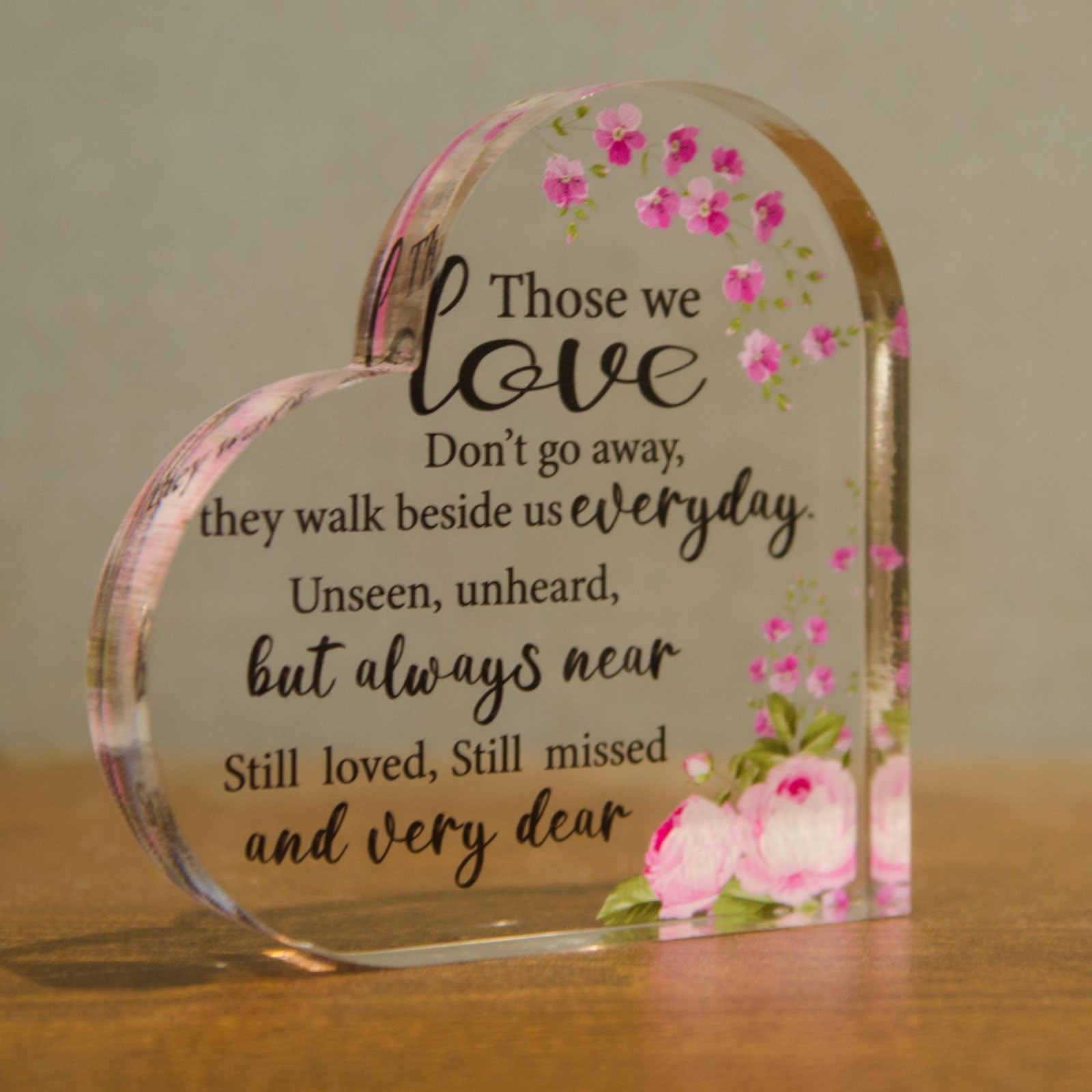Acrylic Memorial Heart - Those We Love - Concordia Style Boutique