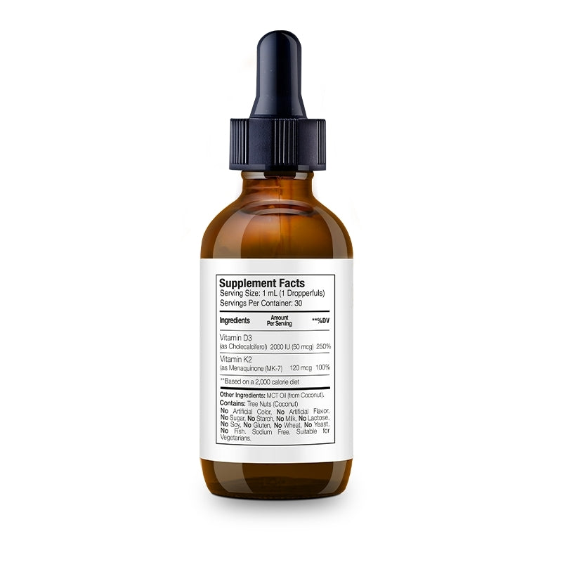 Vitamin D3+K2+MCT Oil - Premium Supplements from Paleolf.us - Just $29.99! Shop now at Concordia Style Boutique