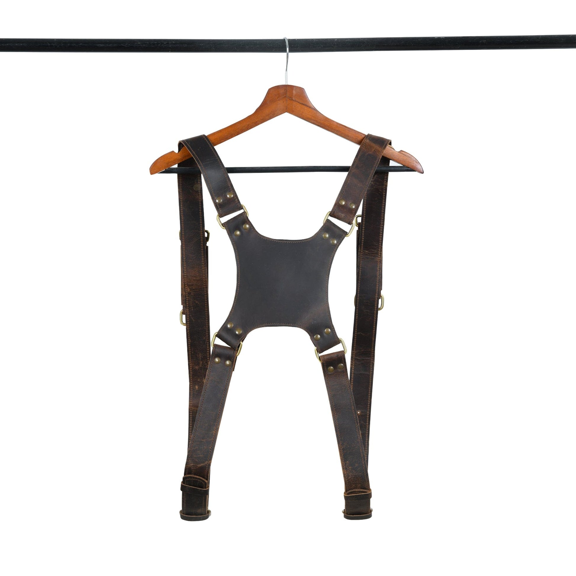 Buffalo Leather Dual Camera Harness - Concordia Style Boutique