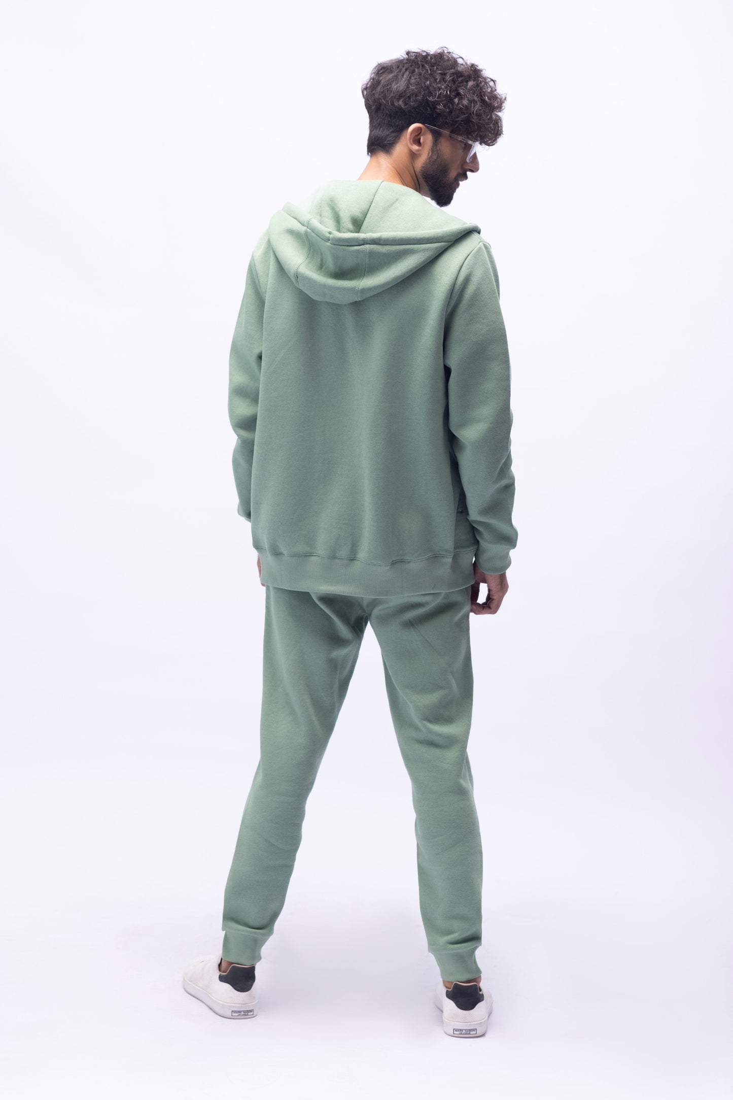 Zipper Hoodie - Sage Green - Concordia Style Boutique