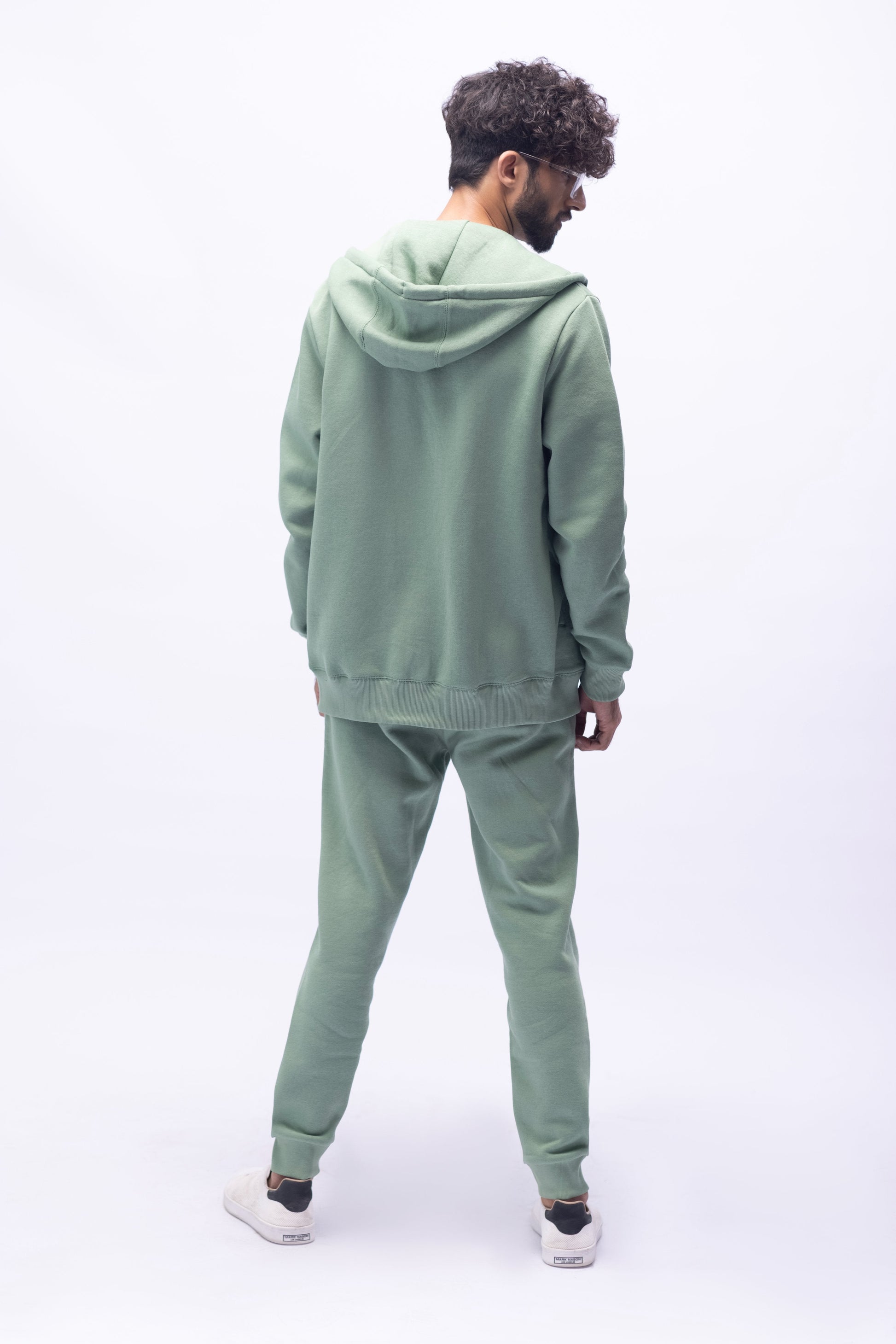 Zipper Hoodie - Sage Green - Concordia Style Boutique