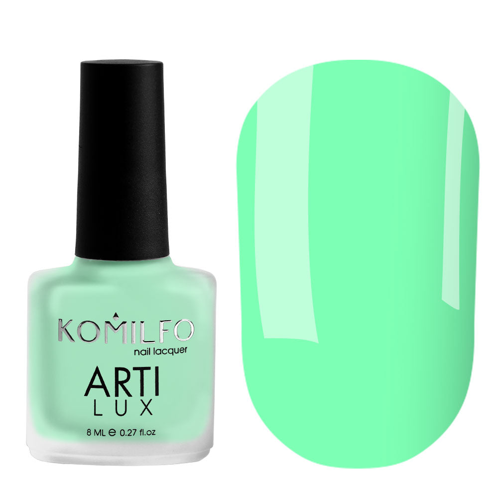 KOMILFO ARTILUX 033 NAIL REGULAR POLISH(NOT A GEL)(MINT, ENAMEL), 8 ML 222033