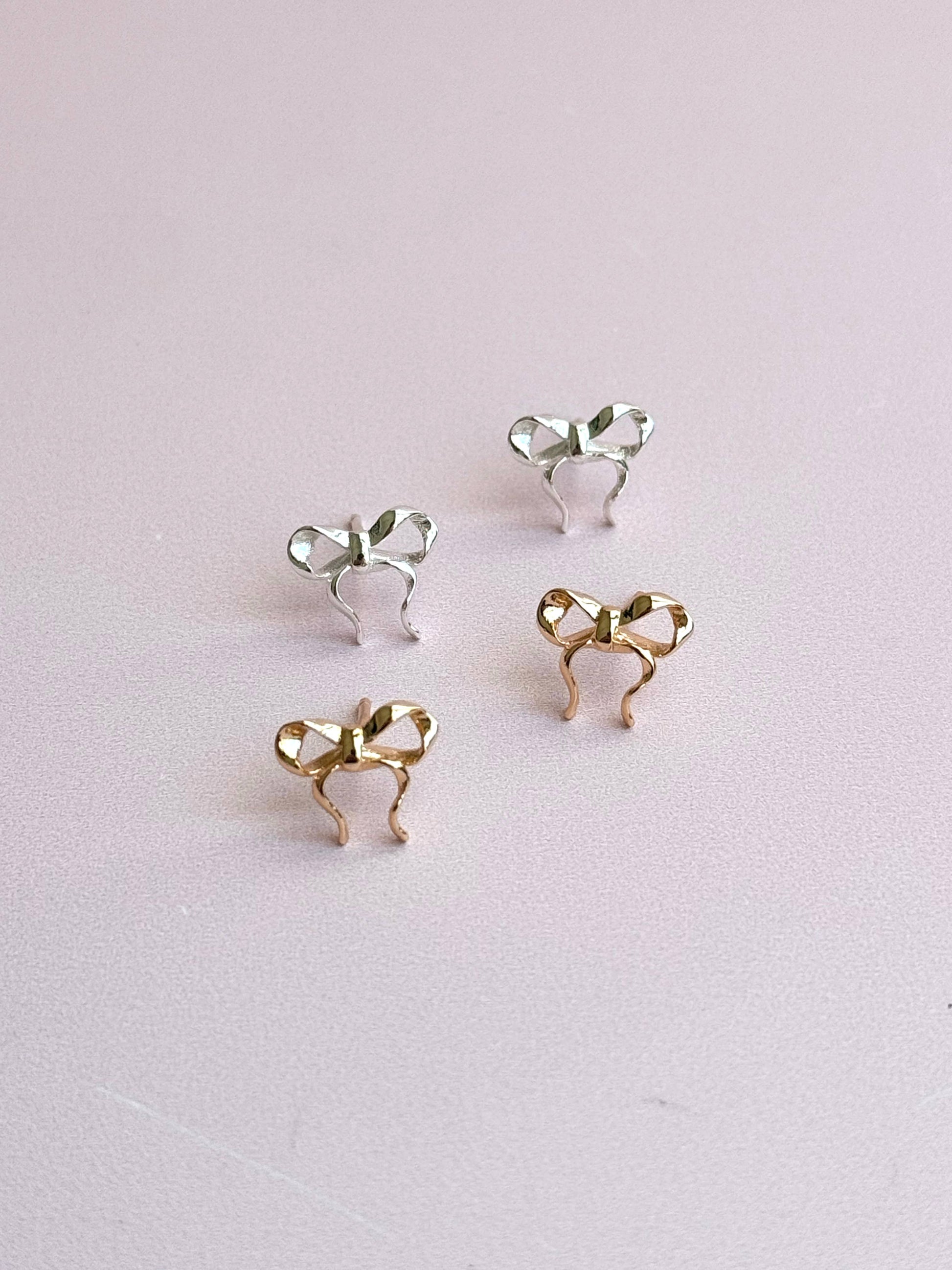 Sweetheart Bow Studs - Concordia Style Boutique