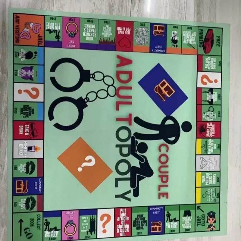 Adultopoly Board Game: A funny, portable couple game for date nights - Concordia Style Boutique