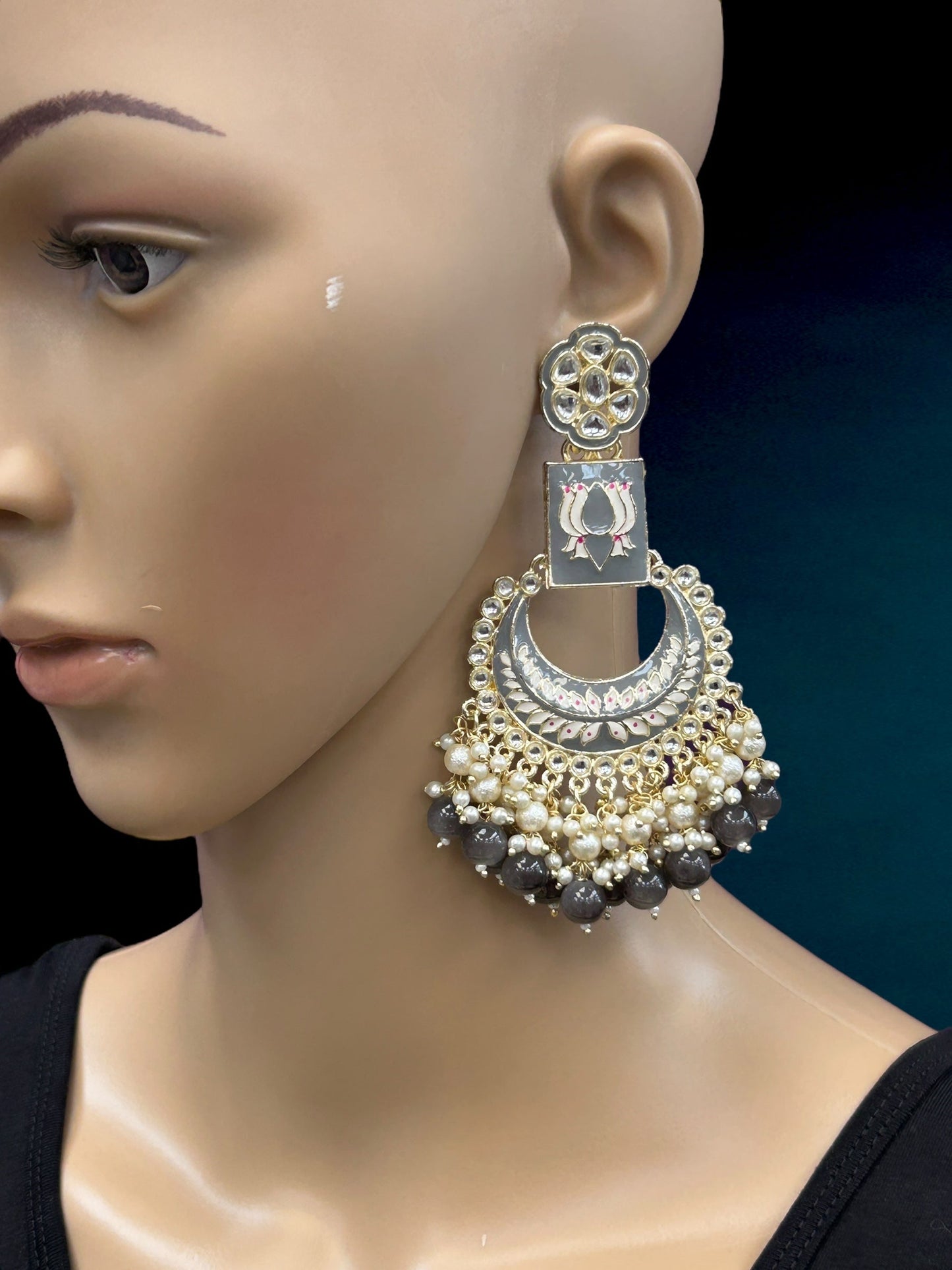 Chandbali earrings