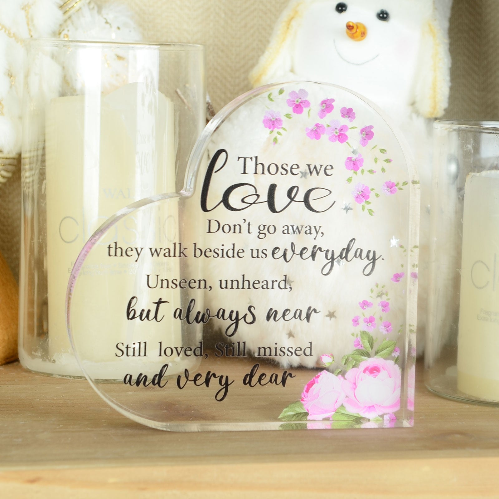 Acrylic Memorial Heart - Those We Love - Concordia Style Boutique