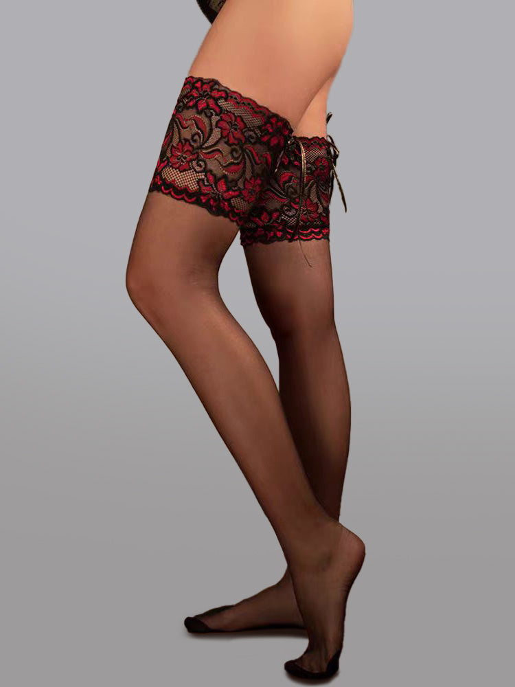 Sexy Lace Binding Stockings - Concordia Style Boutique