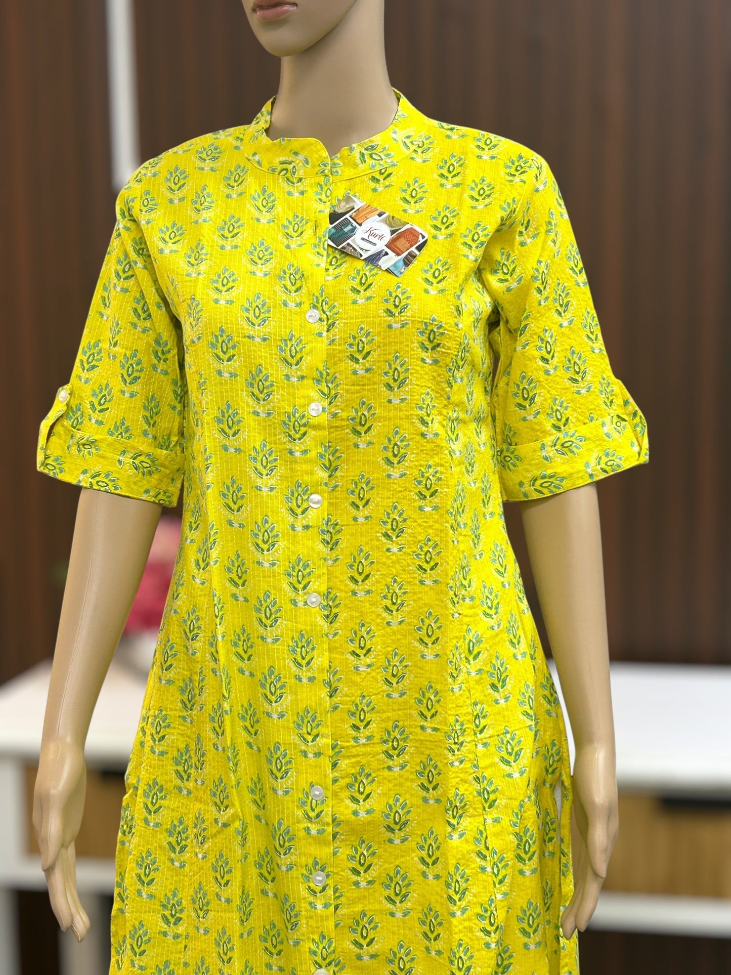 A line Cotton Kurti