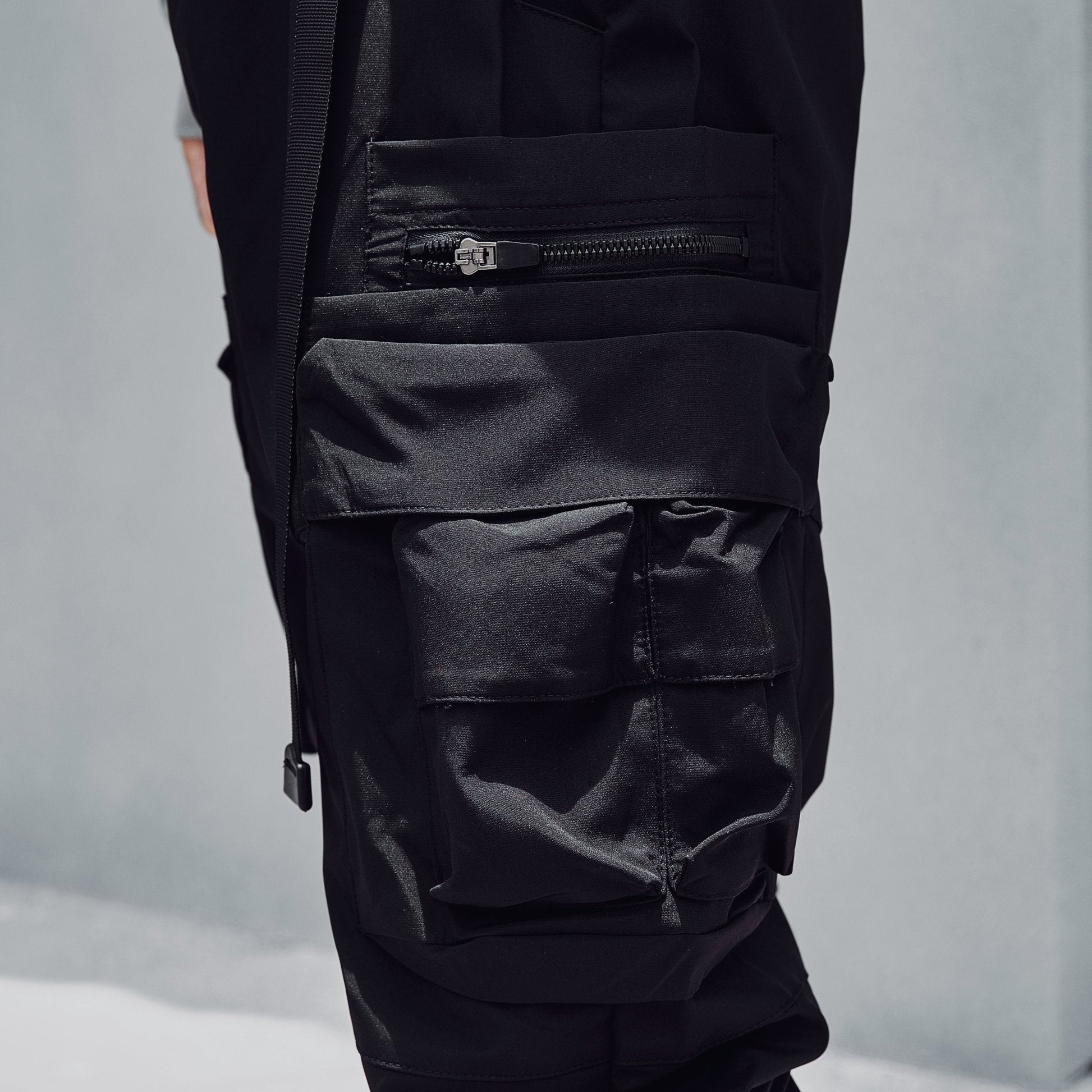 IBP442 Matte Black Cargo Joggers - Concordia Style Boutique