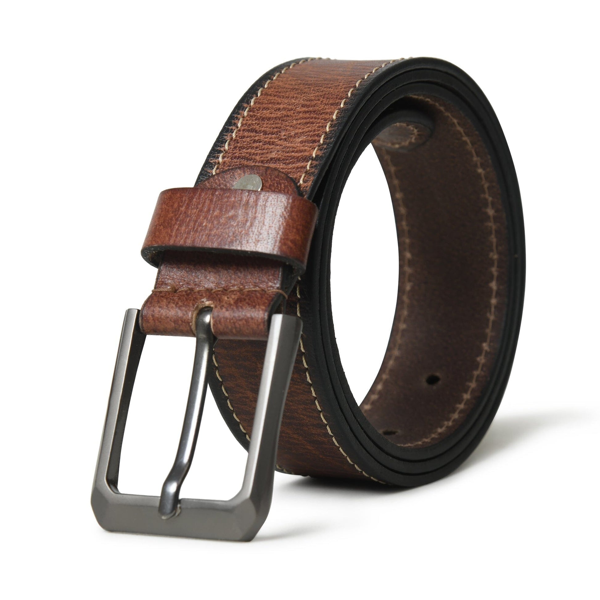 Kairo Brown Leather Belt - Concordia Style Boutique
