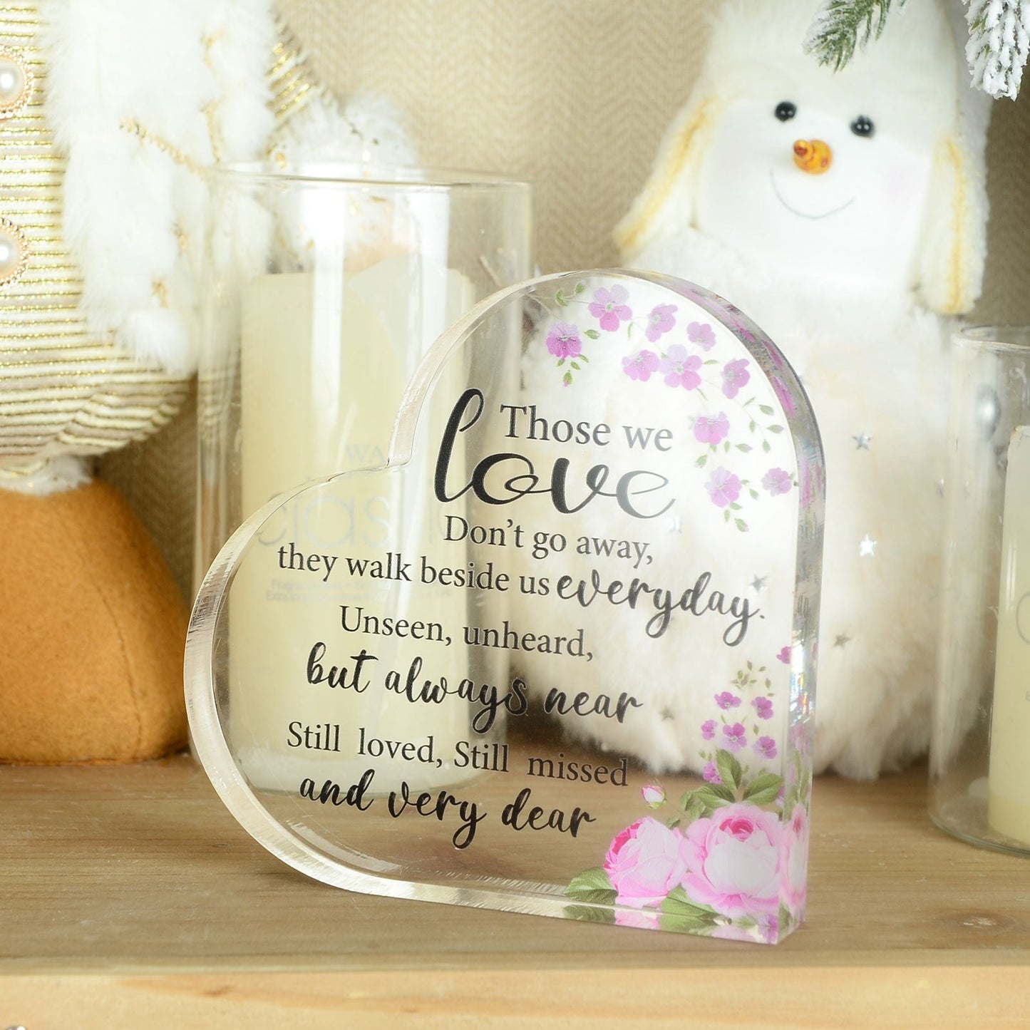 Acrylic Memorial Heart - Those We Love - Concordia Style Boutique