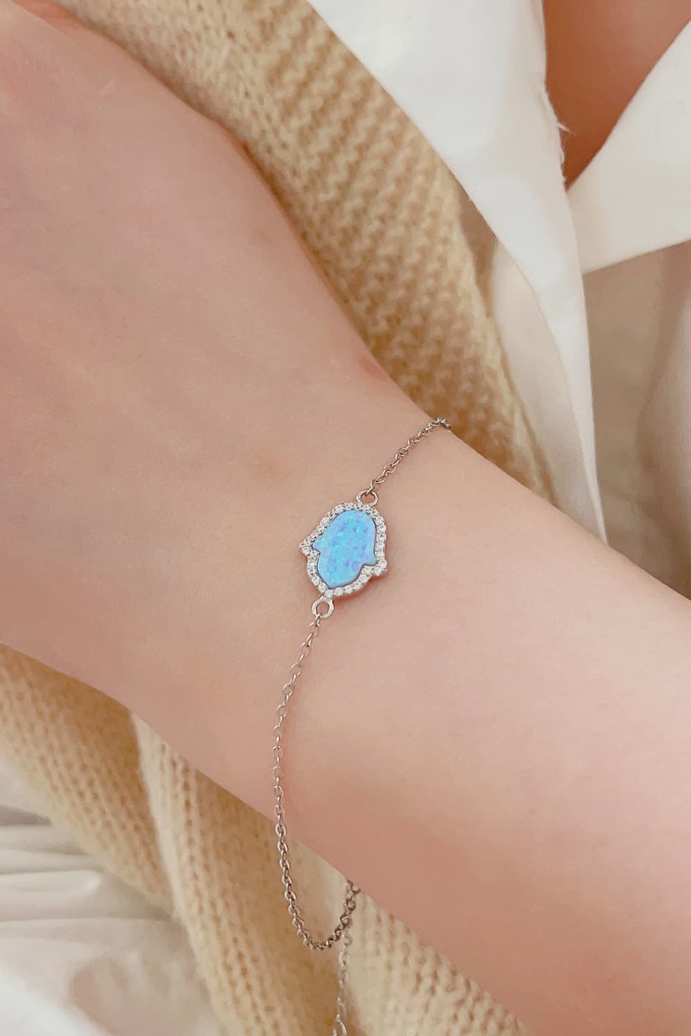 Opal 925 Sterling Silver Bracelet - Concordia Style Boutique