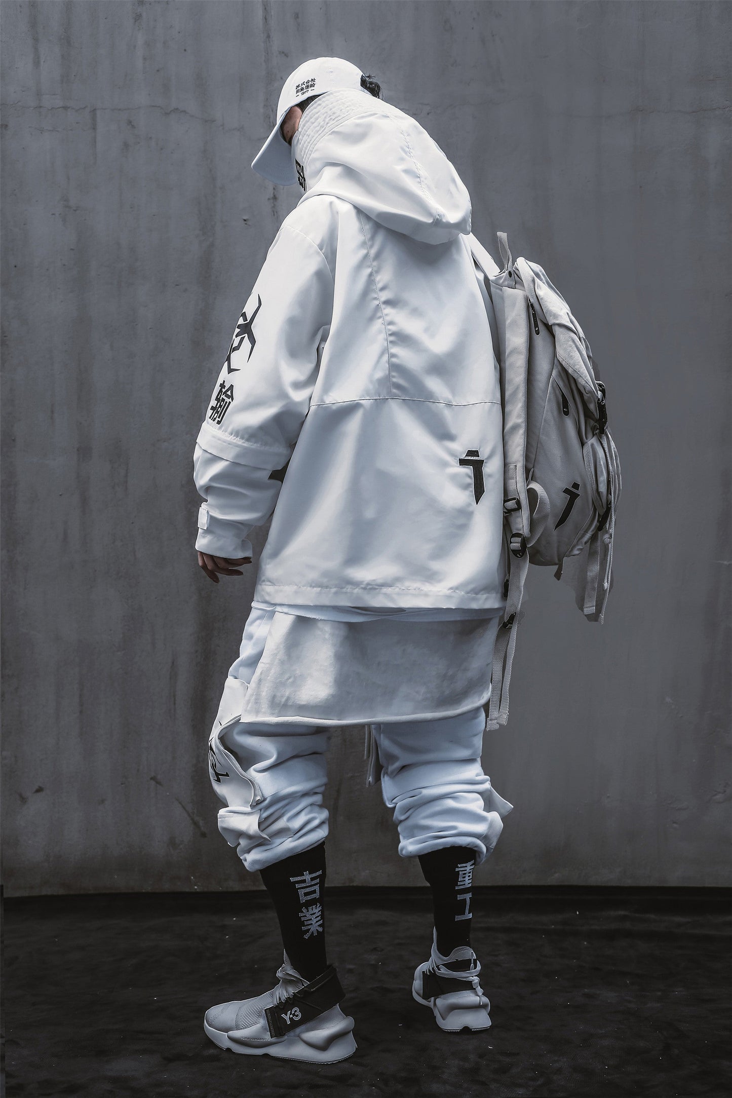 HiJ7 White Atom Bomb Jacket - Concordia Style Boutique