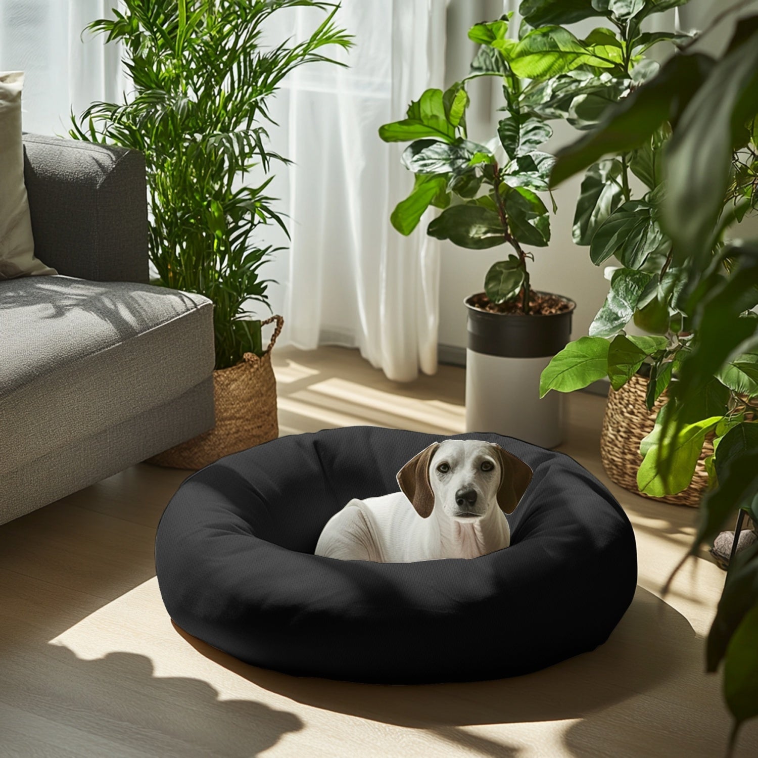 Obey - Round Small Size Pet Bed - Premium pet bed from Concordia Style Boutique - Just $25.50! Shop now at Concordia Style Boutique