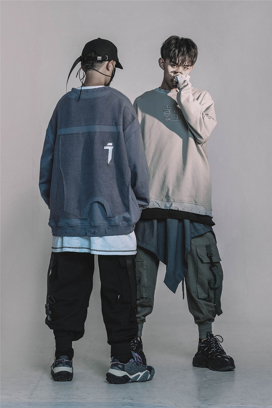 HiH14 Industrial Ripped Crewneck - Concordia Style Boutique