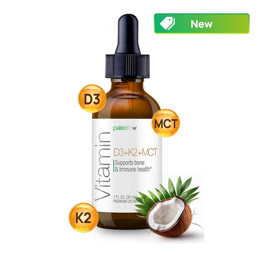 Vitamin D3+K2+MCT Oil - Premium Supplements from Paleolf.us - Just $29.99! Shop now at Concordia Style Boutique