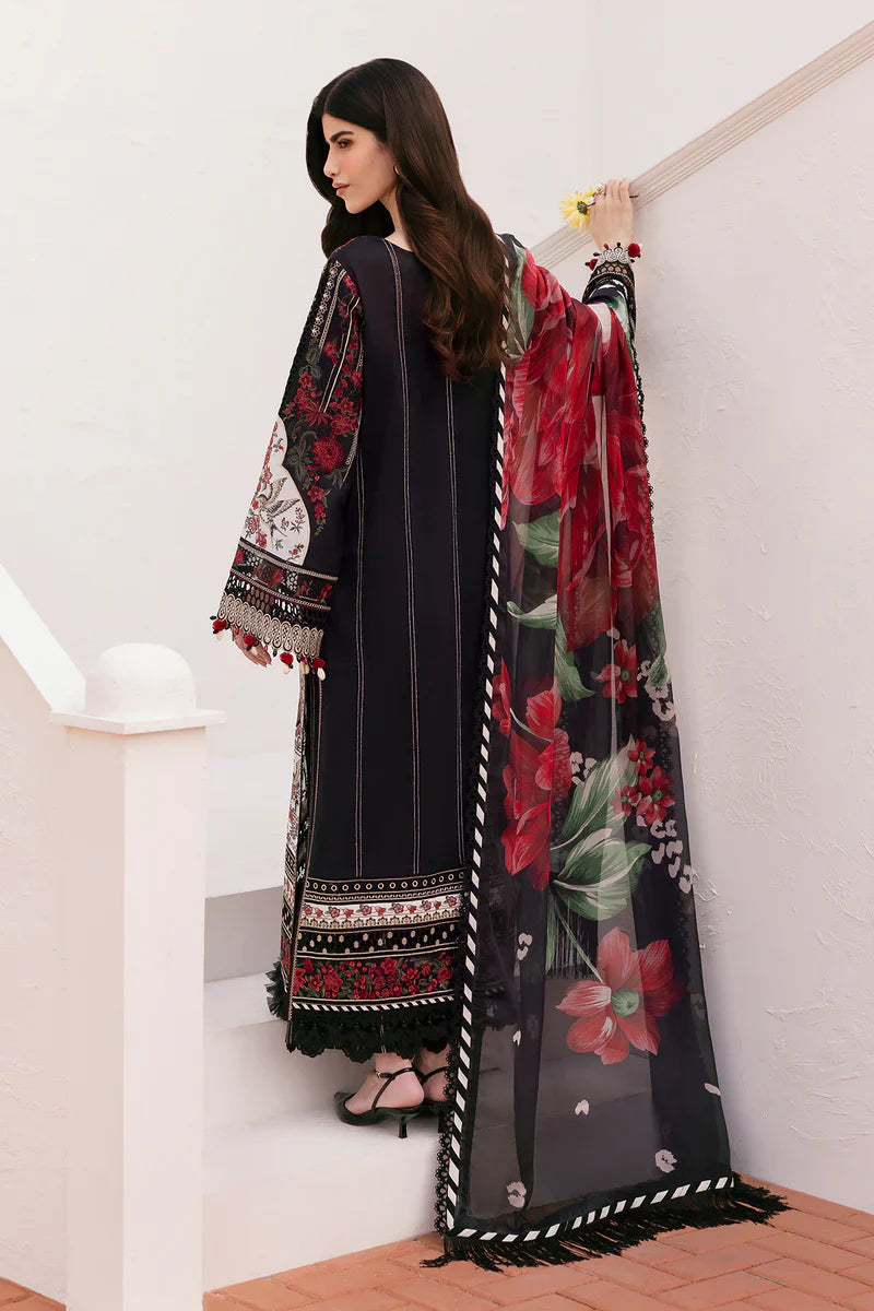 Baroque - BEL-25-D01 3 Piece Embroidered Stitched Lawn Suit